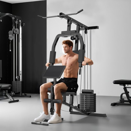 Homcom multi gym machine 45kg - multi,