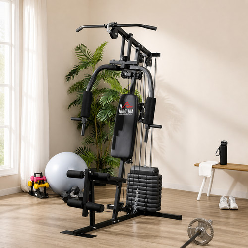 Homcom multi gym with weights - homcom,