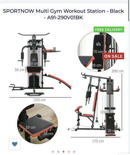 Sportnow multi gym workout - multi,